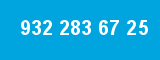 932 283 67 25